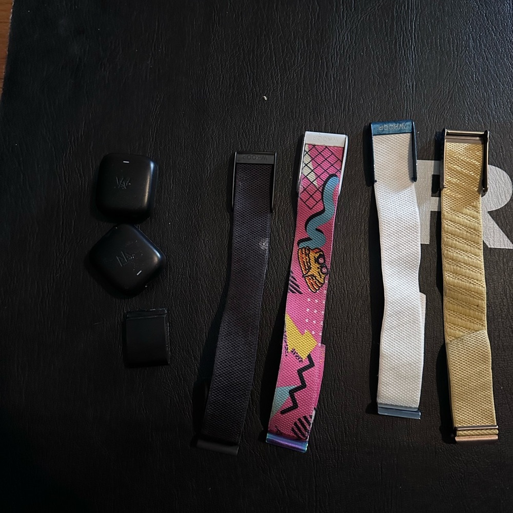 Whoop 4.0 with 2 batteries and 4 bands